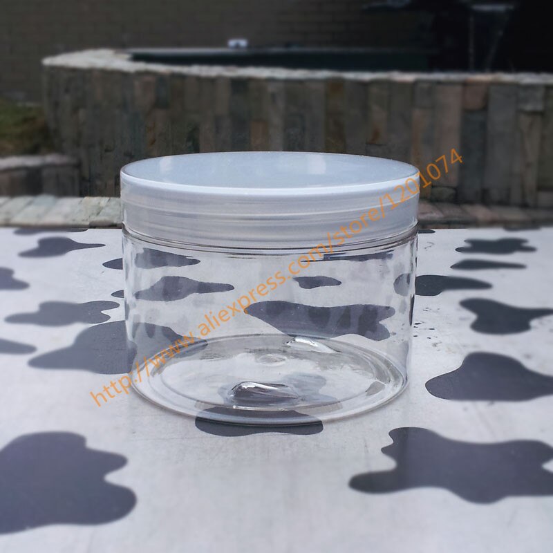Claer PP Ѳ, 350ml Ų ɾ  öƽ PET  ڵ ũ  Clear Jar 350g Clear Canning Jars